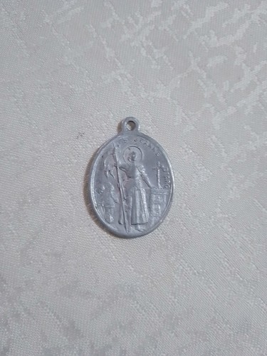 Medaglia santa giovanna - santa, d'arco