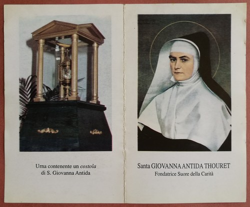 Santino holy card - santino, libretto